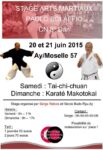 [Annonce] Stage de Taijiquan et Karate Makotokai - 20/21 juin 2015