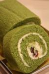 抹茶ロールケーキ - Macha rollcake