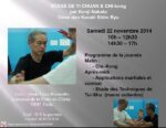 [Annonce] Stage de Yi-Quan et Qi-gong avec sensei Kenji Nakata - 22 novembre 2014