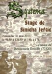 [Annonce] Stage de Systema - 31 mai 2015