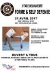 [Annonce] Stage d'initiation "Forme et Self-Défense" - 21 avril 2017