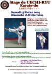 [Annonce] Stage de Uechi-ryu - 15/16 février 2014